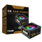 Circle Gaming Raw Power 750W 80+Bronze Power Supply (Black)