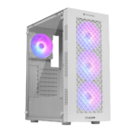 Zebronics Zeb-Slayer ATX Mid Tower Tempered Glass Side Panel Gaming Cabinet With RGB Fans