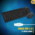 Lapcare E9 Wired Combo (Keyboard, Mouse) - Image 8