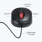 Zebronics Zeb-Rise Wired 1200 DPI USB Optical High Precision Mouse - Image 3