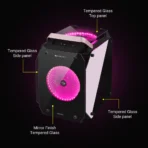 Zebronics Zeb-Venus Evo Gaming Chassis with Cube Shape - Image 2