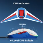 Zebronics Zeb-Astro Premium Gaming Mouse with Upto 7200 DPI - Image 3