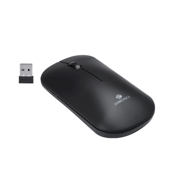 Zebronics Zeb-Dazzle Wireless Mouse with Nano Receiver, Matte Finish