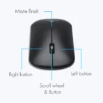 Zebronics Zeb-Dazzle Wireless Mouse with Nano Receiver, Matte Finish - Image 2