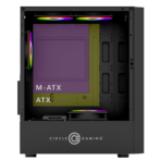 Circle Gaming Elegantor X1 ARGB PC Case (Black) - Image 5