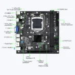 Zebronics Zeb-H61 Motherboard 1155 socket With NVME Port (LGA1155) - Image 5