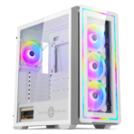 Circle Gaming Infernova ZX ARGB (E-ATX) Mid Tower Cabinet (White)