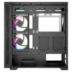 Circle Gaming Furious 360 Glass ARGB (E-ATX) Mid Tower Gaming Cabinet (Black) - Image 6