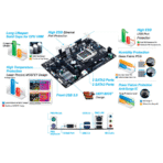 Gigabyte GA-H81M-S1 (Rev. 2.0) Intel H81 Motherboard (Pre-Own/LGA1150) - Image 5