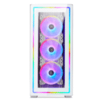 Circle Gaming Infernova ZX ARGB (E-ATX) Mid Tower Cabinet (White) - Image 2