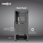 Frontech Xylo Gaming Cabinet with Tampered Glass Side Panel (FT4285) - Image 7