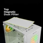 Zebronics Zeb-Slayer ATX Mid Tower Tempered Glass Side Panel Gaming Cabinet With RGB Fans - Image 7