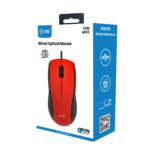 EVM Wired Optical Mouse (EVM M513,Red)