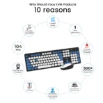 EVM Wireless Keyboard & Mouse Combo (EVM-WLKM-045) - Image 2