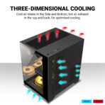 Ant Esports Z2 Mid-Tower Gaming Cabinet – Black - Image 12