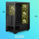 Zebronics Zeb-Aurora Mid-Tower Premium Gaming Cabinet - Image 3