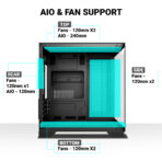 Ant Esports Z2 Mid-Tower Gaming Cabinet – Black - Image 6