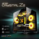 Ant Esports Z2 Mid-Tower Gaming Cabinet – Black - Image 2