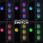 Zebronics Zeb-Aurora Mid-Tower Premium Gaming Cabinet - Image 7