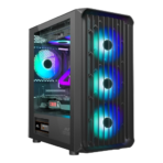 Ant Esports 205 Air ARGB Gaming Cabinet – Black