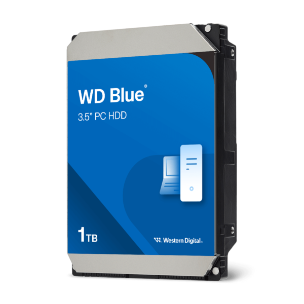 Western Digital Blue 1TB 3.5 Inch SATA 7200 RPM Desktop Internal Hard Drive (Refurbished)