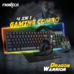 Frontech Dragon Warrior Gaming 4 in 1 Gaming Combo Set (KB-0038) - Image 2