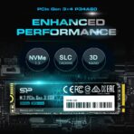 Silicon Power P34A60 256GB M.2 NVMe 2280 PCIe Gen3x4 Internal SSD - Image 2
