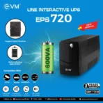 EVM EPS720 600VA UPS - Desktop/CCTV/Router/NVR/DVR - Image 3