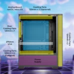 Zebronics Zeb-Leon Pro Premium Gaming Cabinet (Black) - Image 4