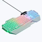 Zebronics Zeb-Optimus Gaming Keyboard & Mouse Wired Combo (White) - Image 2