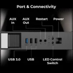 Zebronics Zeb-Leon Pro Premium Gaming Cabinet (Black) - Image 7