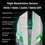 Zebronics Zeb-Optimus Gaming Keyboard & Mouse Wired Combo (White) - Image 7