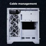 Zebronics Zeb-Mercury Premium Gaming Cabinet with ARGB 3xFan (White) - Image 7