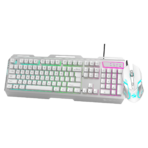 Zebronics Zeb-Transformer Gaming Keyboard & Mouse Wired Combo (White)
