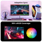 Zebronics N24A 24 Inch (60.4 cm) FHD 1920x1080, IPS Panel ,180Hz - Gaming Monitor - Image 9