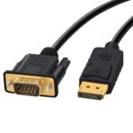 DisplayPort to VGA Cable 1.8 Mtr (Black) - Image 6