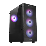 Zebronics Zeb-Apex Premium Gaming Cabinet (Black)