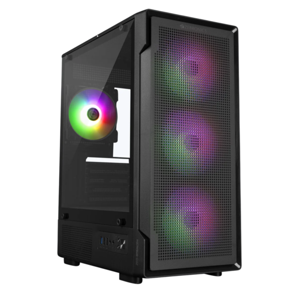 Zebronics Zeb-Stealth Premium Gaming Cabinet (Black)
