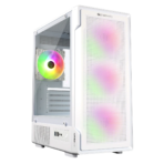 Zebronics Zeb-Stealth Premium Gaming Cabinet (White)