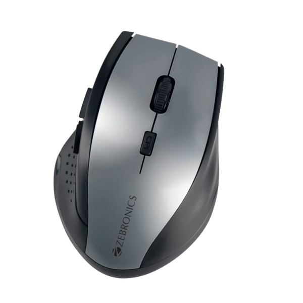 Zebronics Zeb-Speedy Wireless Mouse with Nano Receiver, Ergonomic Design