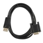 DisplayPort to VGA Cable 1.8 Mtr (Black) - Image 5