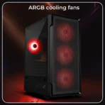 Zebronics Zeb-Stealth Premium Gaming Cabinet (Black) - Image 3