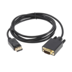 DisplayPort to VGA Cable 1.8 Mtr (Black)