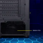 Zebronics Zeb-Apex Edge Premium Gaming Cabinet (Black) - Image 6