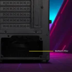 Zebronics Zeb-Apex Premium Gaming Cabinet (Black) - Image 6