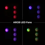 Zebronics Zeb-Apex Premium Gaming Cabinet (Black) - Image 8