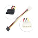 4 Pin Molex to 15 Pin SATA Power Supply Connector (6 Inch) - Image 3