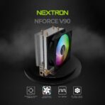 Nextron V90 RGB CPU Cooling Fan (AMD/Intel) - Image 2