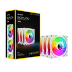 Ant Esports Sciflow ARGB 3-Fan Kit White (with Controller)