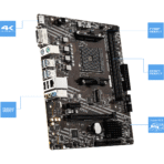 MSI A520M-A PRO AM4 Motherboard (AM4) - Image 4